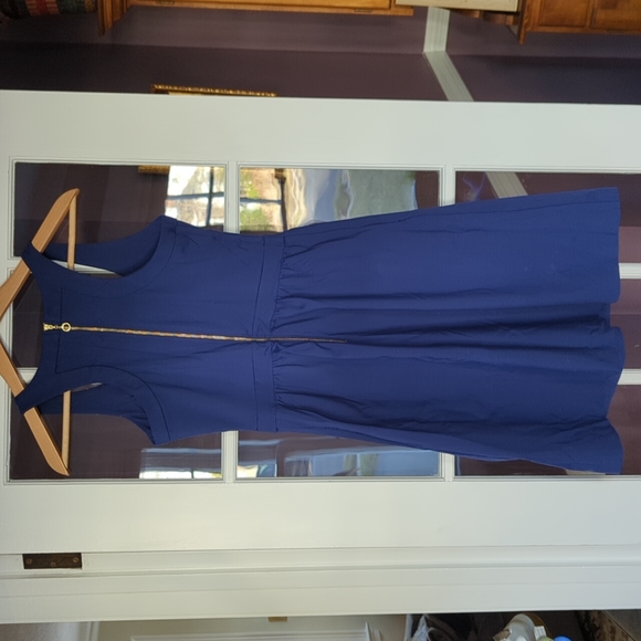 Cynthia Rowley royal blue sleeveless racer back dress size small - Picture 3 of 8